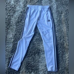 Adidas White And Black Joggers